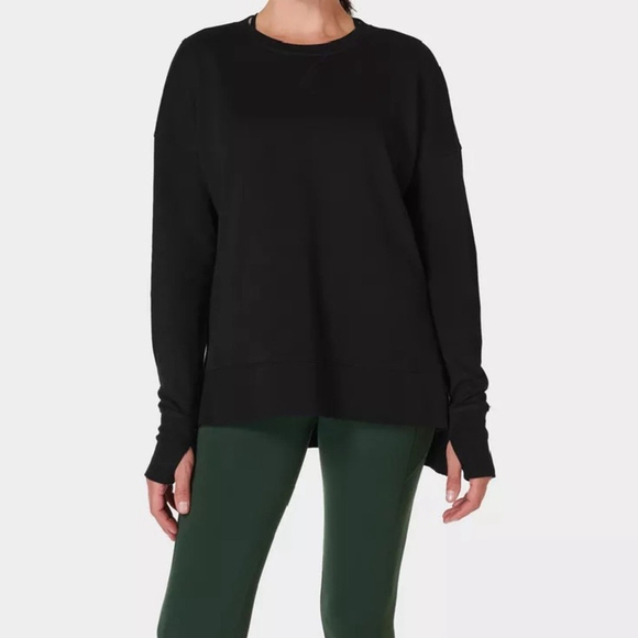 Sweaty Betty Tops - Sweaty Betty After Class Longline Sweatshirt/Size 0-2